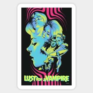 Lust for a Vampire Movie Art Sticker